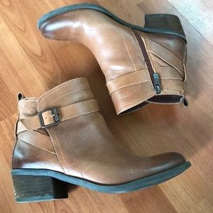 Vince Camuto Leather Ankle Booties